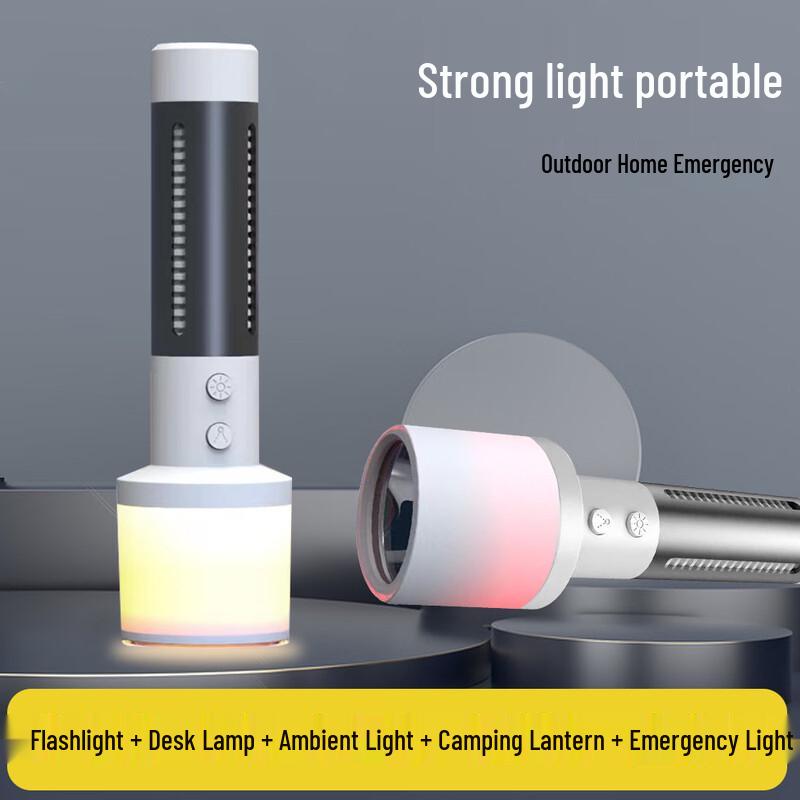 High-Power LED Rechargeable Flashlight