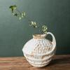 Ceramic Vase Coarse Earthenware Pot Flower Vase Flower Arrangement Accessories Ceramic Handicrafts Home Decoration Flowerpot