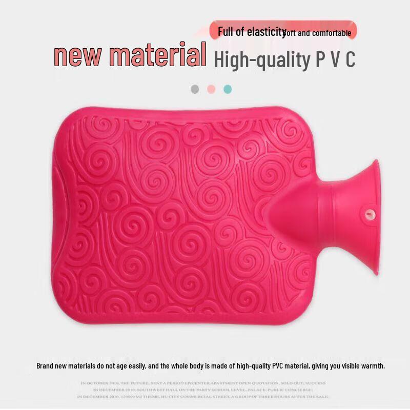 JingJingRS Niedliche Macaronblaue Wärmflasche