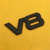 V8 Emblem Metal Sticker Badge Fender For V8 Racing Emblem Auto For Car Motorcycle Truck SUV
