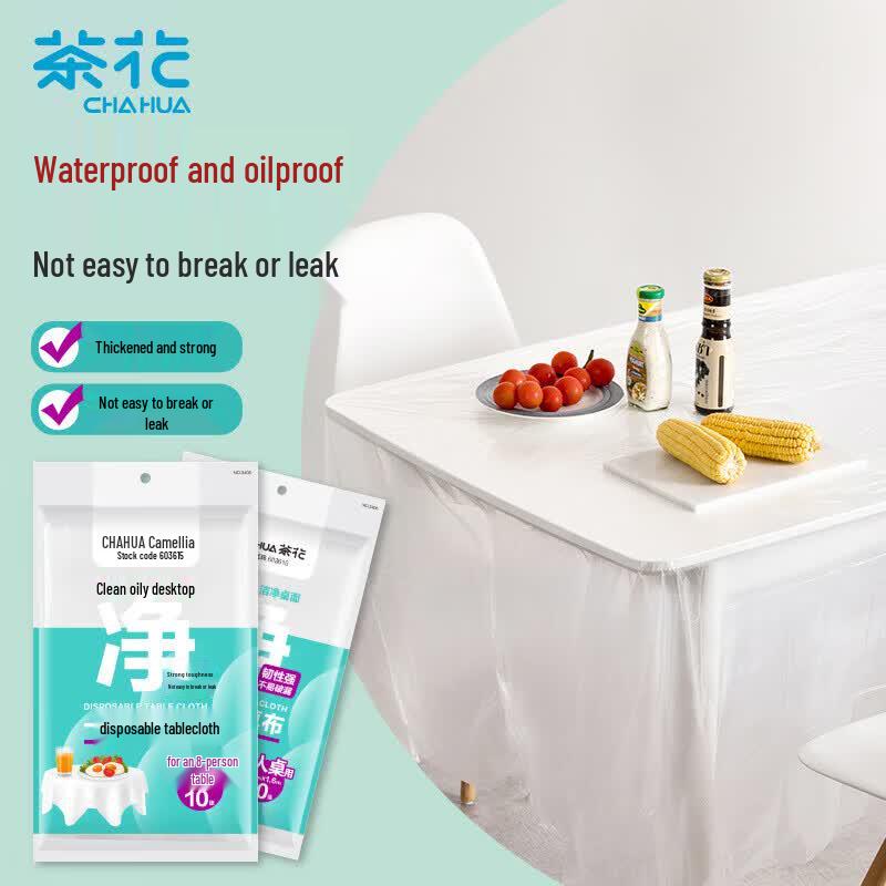CHAHUA Disposable Plastic Tablecloth