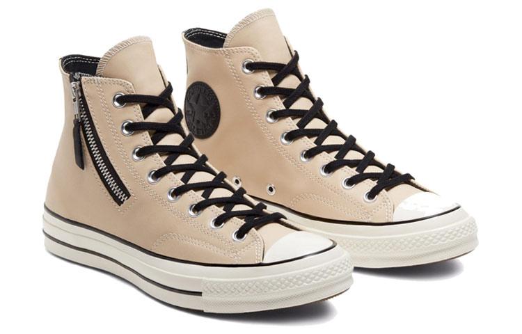 Converse Leather Side Zip Chuck 1970s 166722C