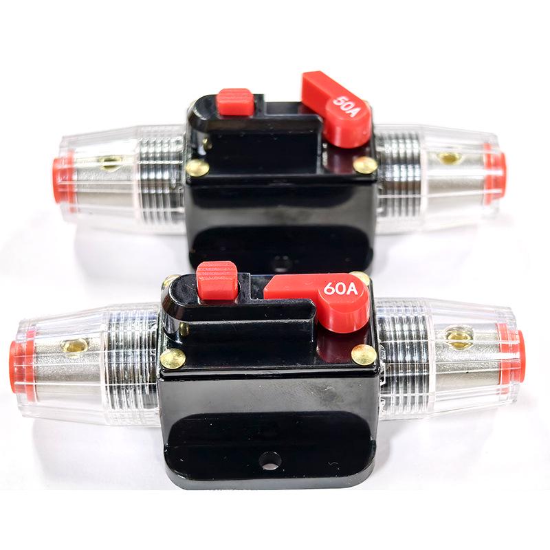 Automatic Recovery Fuse Holder Circuit Breaker Switch for Car Audio 20-150A 60A - Automatic Recovery Fuse Holder