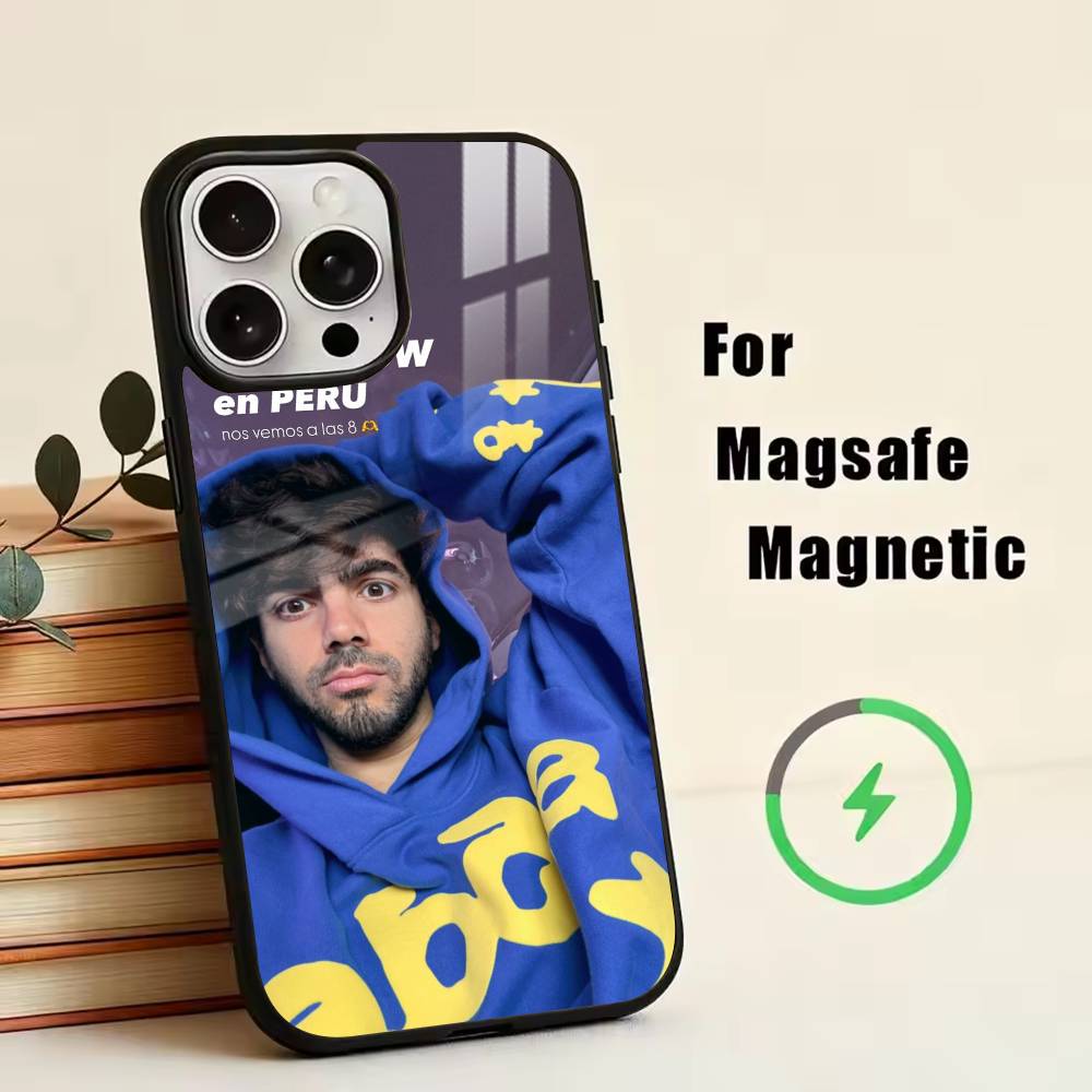 F-Fede V-Vigevani   Phone Case For iPhone17,16,15,14,13,12,11 Plus,Pro Magnetic with Magsafe Wireless Charging