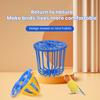 3Pcs Birds Feeder Basket Easy Fill Parrot Feeder Fruit Vegetable Holder Basket Perch Stand for Birdcages Pet Feeding