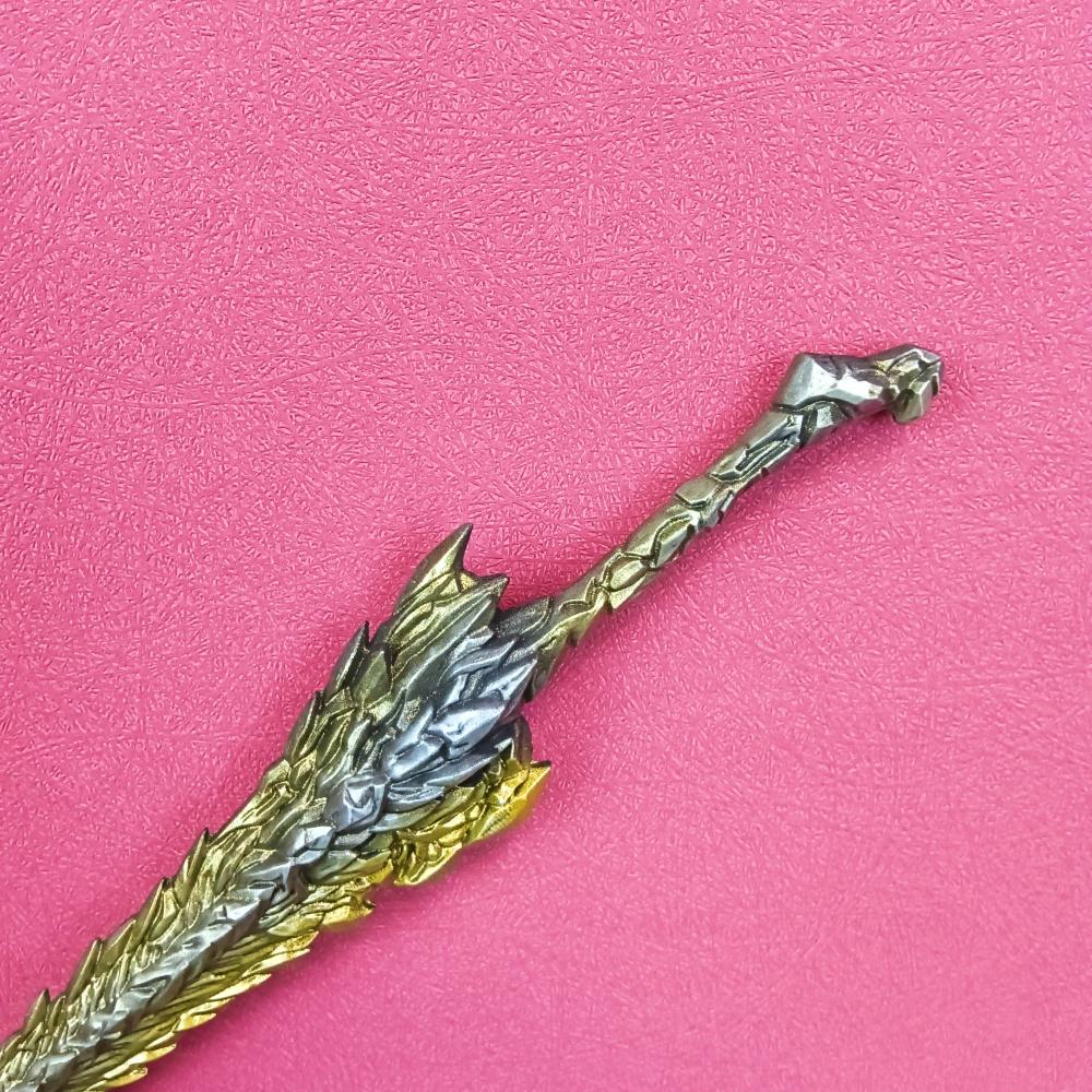 11.6inch Elden Katana Dragon Kings Cragblade Metal  Ninja Knife Real Size Japanese Katana Anime Original Samurai Sabre Toy Gift