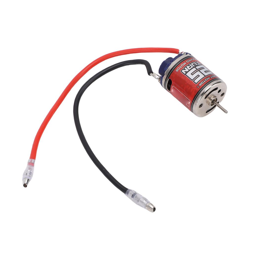 RC Brushed Motor Replacement for   Model Car Boat 370 25T 2.3mm D Shaft Stainless Steel Casing RC Motor