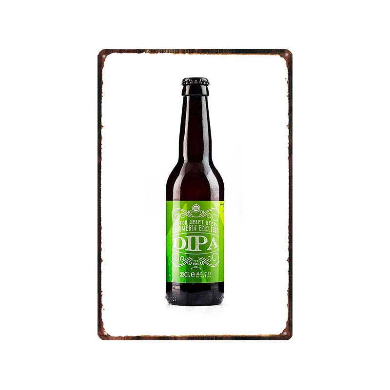 Niederländisches Bier BROUWERIJ’TIJ Vintage Metall Blechschilder Platten Für Wand Bar Pub Kunst Küche Kaffee Heimdekor 30X20CM DU-9096B