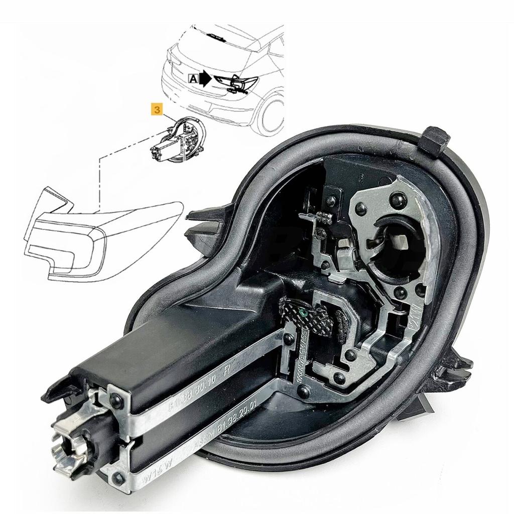 Voor Vauxhall Astra K 2016+ Achterlicht Lampenhouder Achter Links Rechts 39001577 39001578 Geen Stekker Auto Verlichting Accessoires