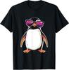 Penguin Wearing Sunglasses Bird Funny Graphic T-Shirt