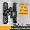 90° Zinc Alloy No-Punch Door Latch & 180° Sliding Bolt Anti-Theft Lock