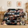 Fashion Malachi Barton Star Soft Flannel Throw Blanket,Warm Cozy Blanket for Bed,Couch,Sofa,Bedroom,Living Room,Travel,Picnic