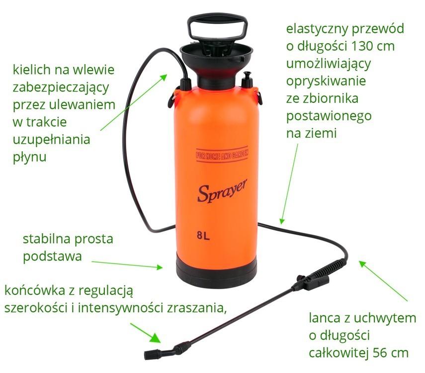 PRESSURE HAND SPRAYER 8L, SPRAYER 89519 TOYA