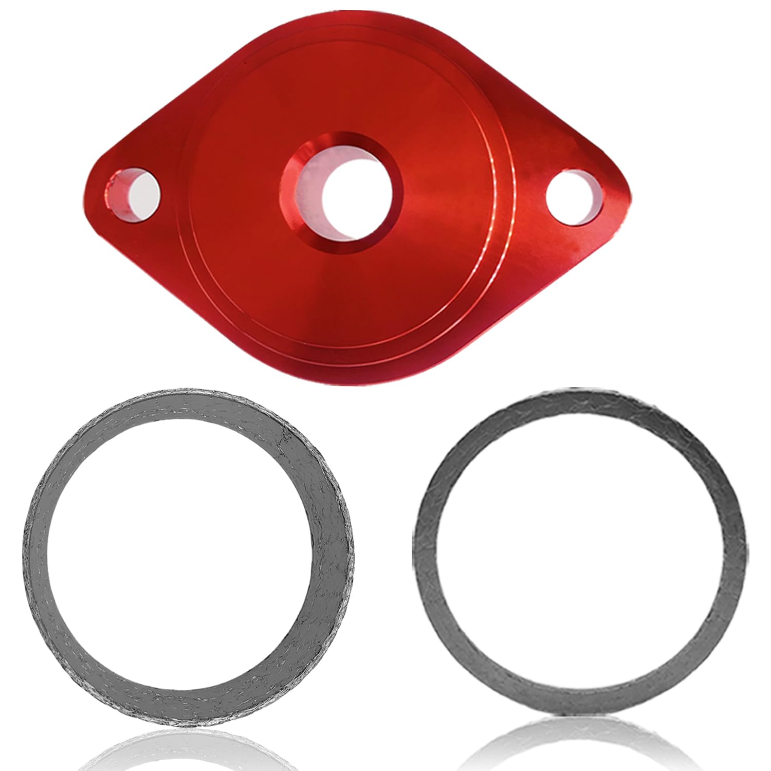 

BIGLKNM Tapered Exhaust Gaskets 2 & 1 Red Exhaust Gasket Seal Installer Tool for
