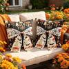 Hidden Zipper Halloween Cushion Cover 2D Printing Square Cushion Shell  Couch Pillow