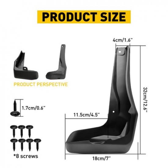 Car Front Rear Mud Flaps Splash Guard Mudguard Fenders For HONDA CIVIC HATCHBACK