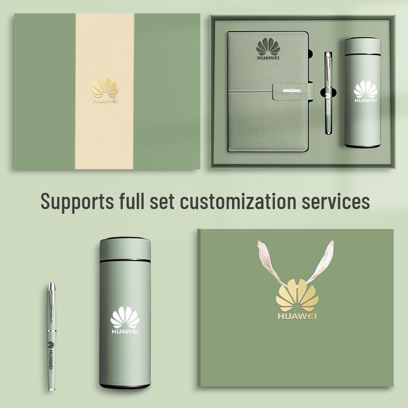 Set Regalo Blocco Note Business A5 Disponibile con Logo Personalizzato - Diario Ufficio di Alto Valore