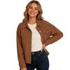 Women's Shirt Color Long Sleeved Jacket