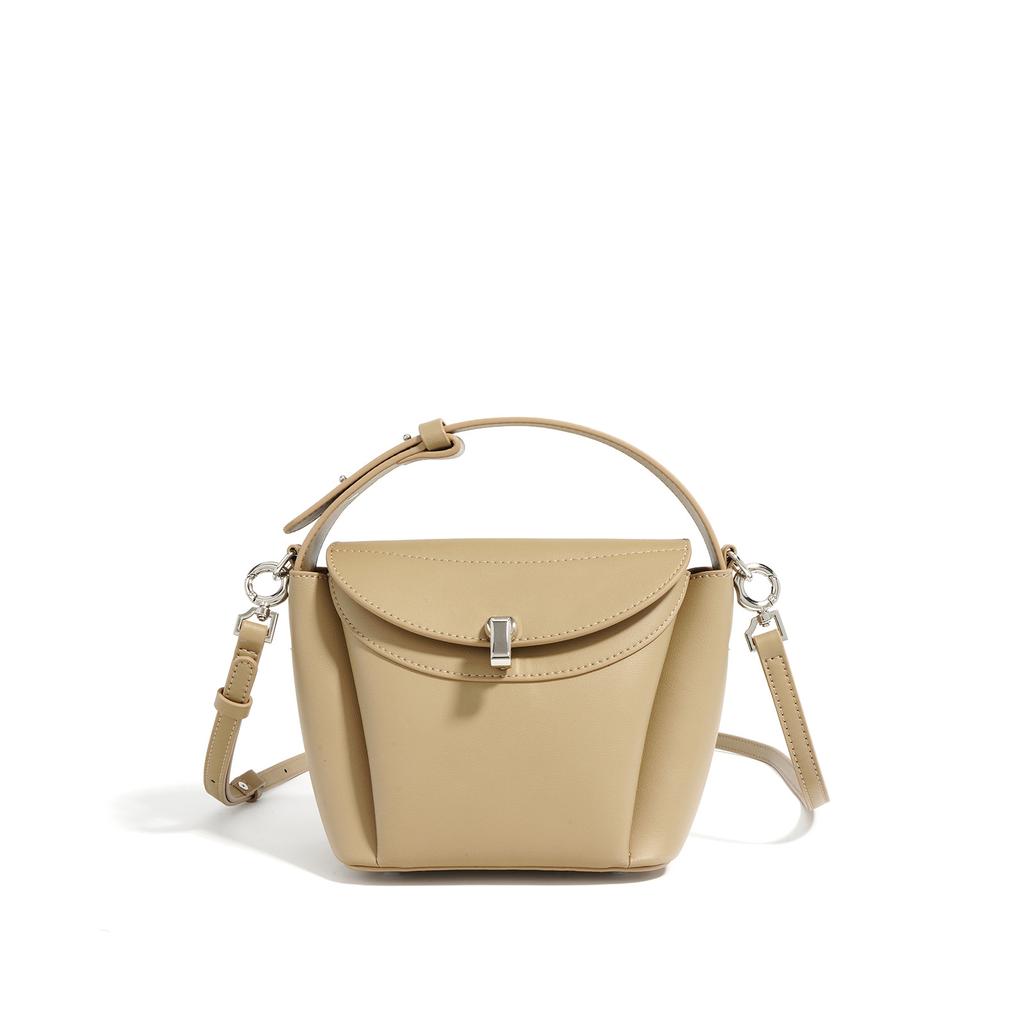 Classic Genuine Leather Pillow Bag for Women Light Luxury Cowhide Female Mini Crossbody Bag High-end Soft Handbags