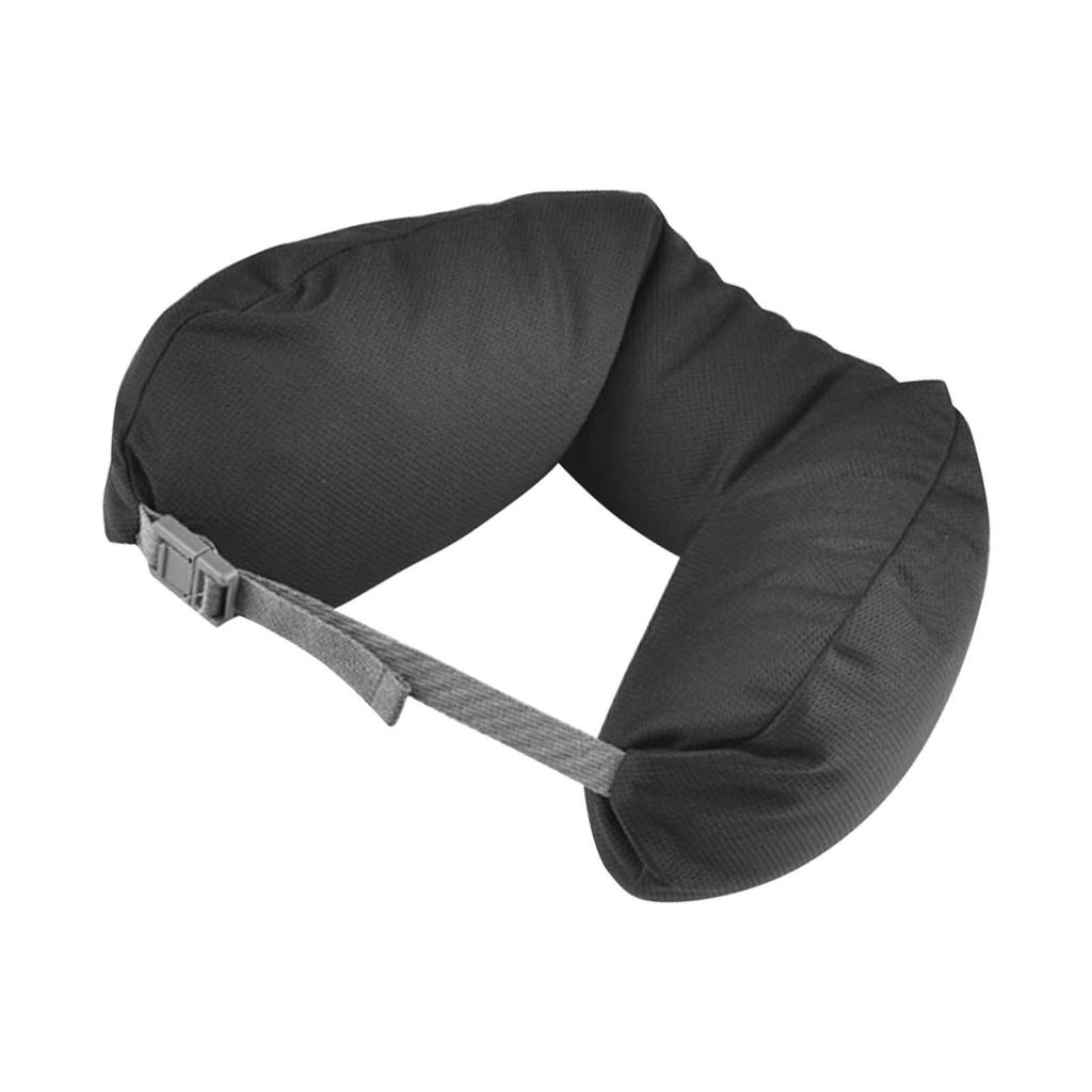 Nackenkissen Tragbar Bequem U-förmiges Nackenkissen zum Schlafen Ausruhen Flugzeug Auto Heimgebrauch Schwarz