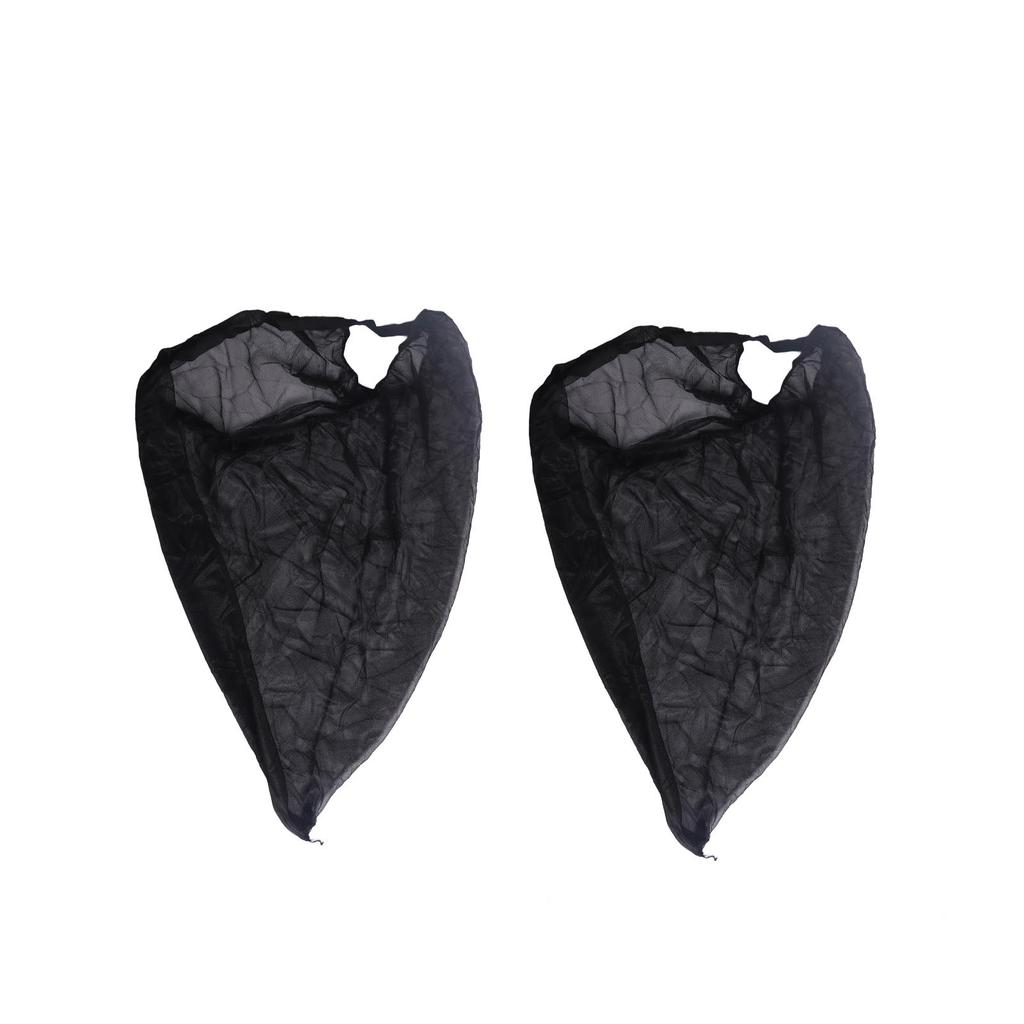 Pair of Car Sunshade Net Curtain Mosquito Net Window Black Mesh Side Window Sunscreen Cover