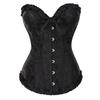 Lace Satin Waist Cincher Corset with Boning