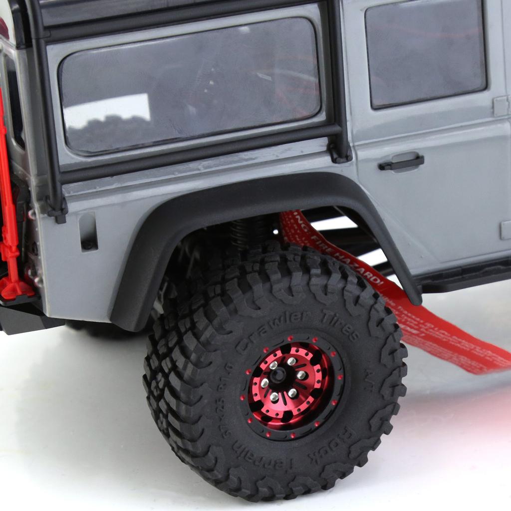 1.0 Tires Claw Mud Terrain Tires for TRX4M AX24 Axial SCX24 FCX24 1/18 1/24 RC Crawler Car