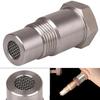 1Pc Mini Oxygen Catalyst Sensor M18X1.5 For Automobile 46.5*16.0*16.9Mm Silver Stainless Steel Durable Car Accessories