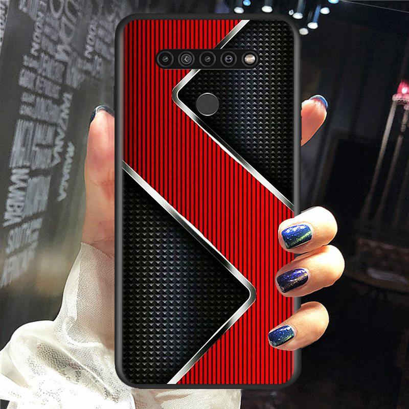 

Красный, синий матовый металл для LG G8 G8S G8X V30 V35 V40 V50 V60 ThinQ Q60 K40 K50 K30 K41 K51 K61 K71 K22, черный чехол для телефона LG K61