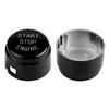 Car Engine One Button Start Button for BMW F30 3 Series F Disk Bottom without Start&Stop Black