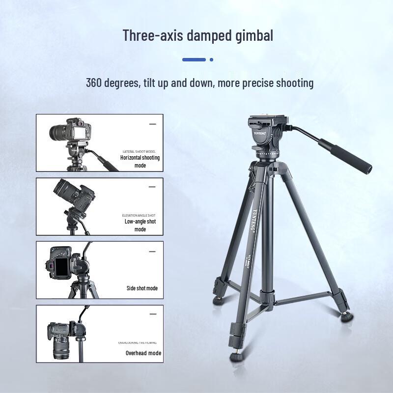 Yunteng VCT-860 Professional Fluid Head Tripod