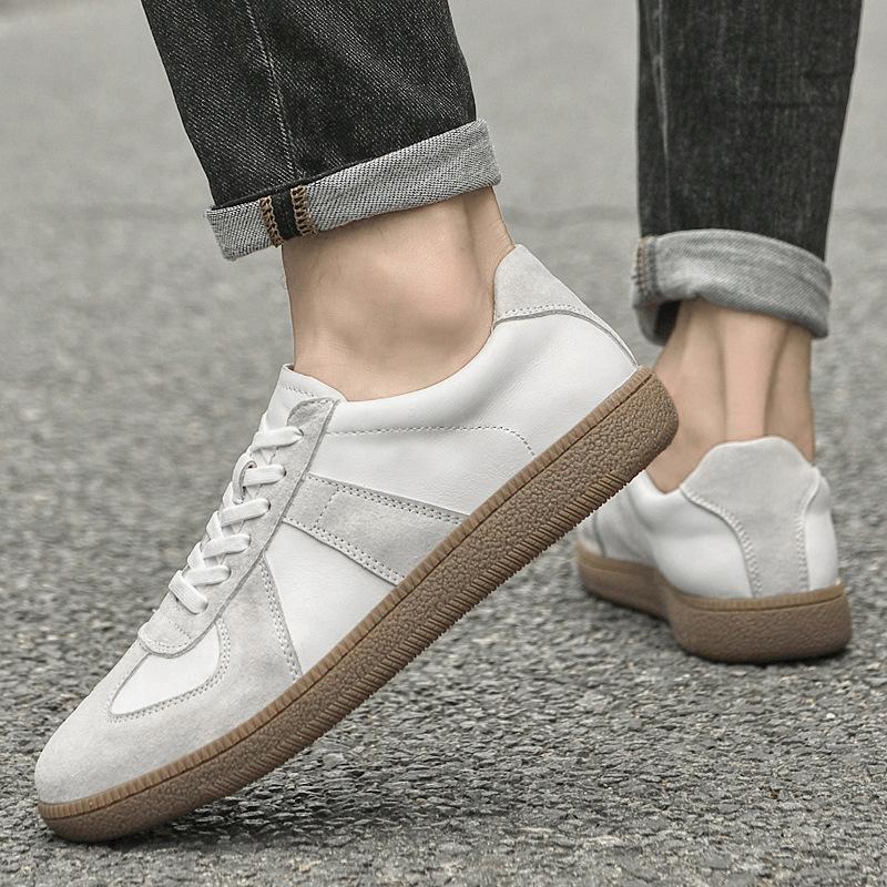 Men's Shoes New Business Casual Leather Shoes Men's Soft-soled Doudou Shoes Men's Loafers Lazy Shoes Men