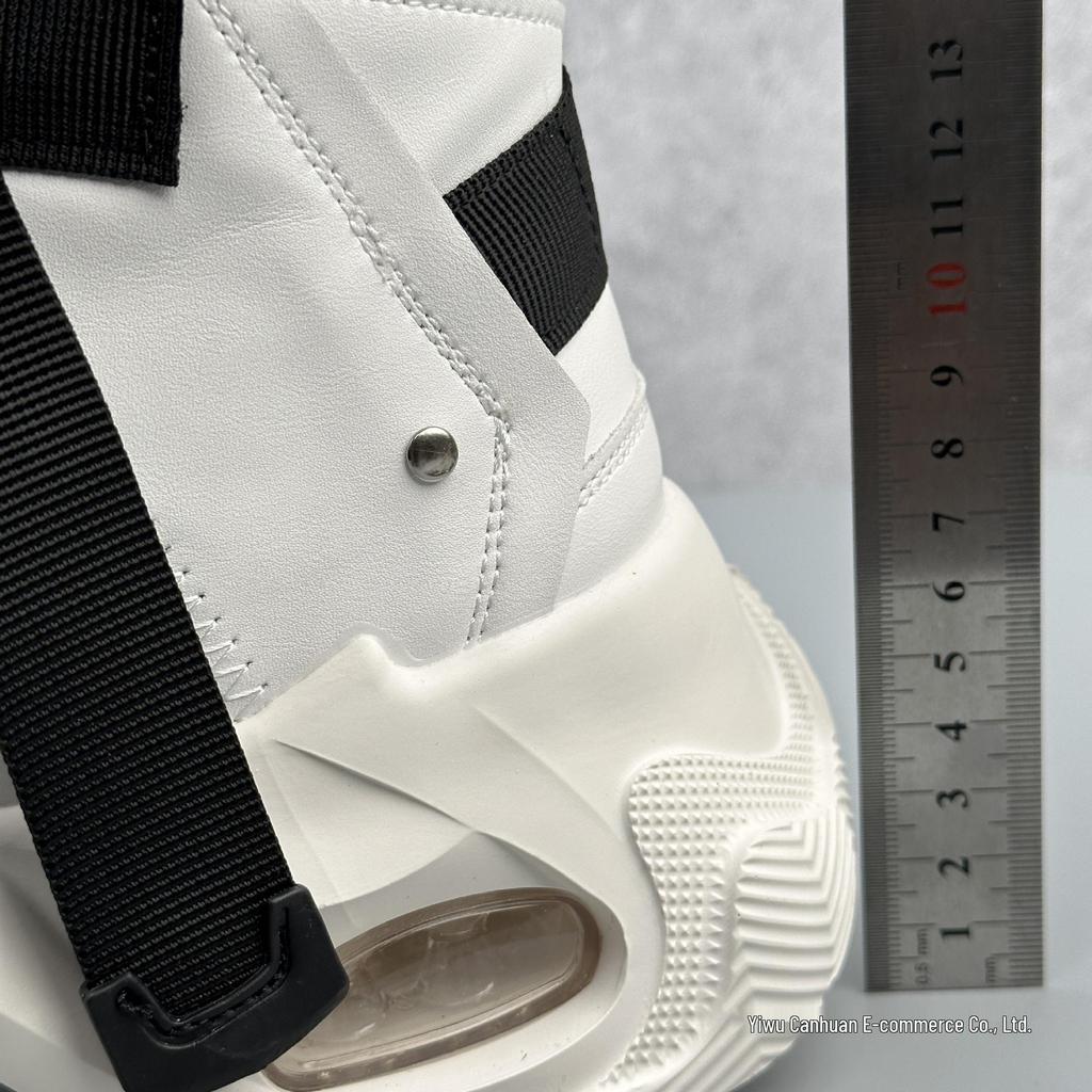 Europäische Herren High-Top Schwarze Sneaker: Frühling 2025 Trend, Größenerhöhend und Stilvoll