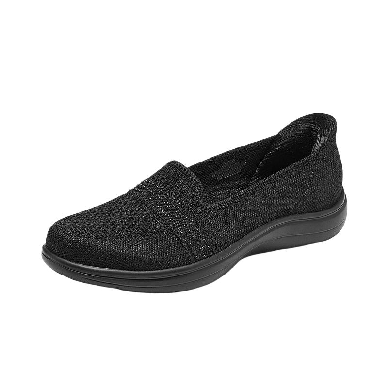 Skechers O-T-G Womens Solid Color Comfortable Breathable Low-Top Casual Shoes Women Sneakers 138543-BBK