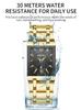 Men's Square Quartz Waterproof Business Watch, Automatic & Non-Mechanical