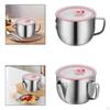 Stainless Steel Ramen Food Container, Rustproof, Noodle Pot, Cooker for Household College