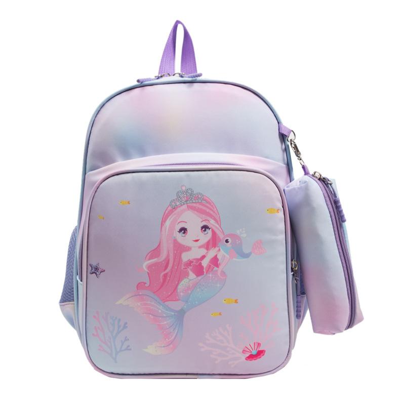 Kindergarten Primary School Students Schoolbag Foreign Style Printing Large Capacity Boys And Girls Backpack Children Backpack Tide