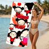 Customizable personalized beach towels Pucca themed designs.Suitable for the beach, yoga, sports;ideal as beach accessories