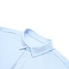 Li-Ning Fitness Series Solid Color Comfortable Fashionable Moisture-Wicking Breathable Short-Sleeve Polo Shirt Men Tops Ice-Blue APLU123-2