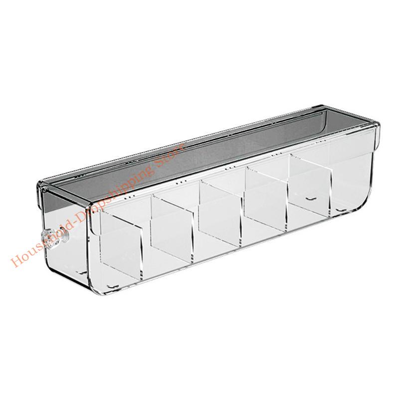85AD Easy Finding Clear Drawer Underwear Storage Box with Customizable Compartments