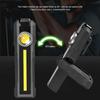 LED Work Light Rechargeable Flashlights Torch with Magnetic Base Rotating Hook COB LED Portable Car Repair Emergency