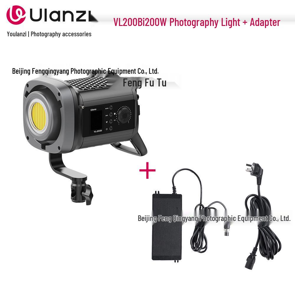 Ulanzi VL120Bi/C 120W Dual-Color Full Spectrum V-Mount Light for Live Beauty Photography