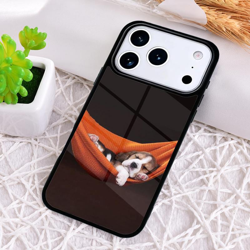 Beagle Dog Animal soft Phone Case for iPhone 17 Air 16 15 11 12 14 13 Pro Max Shockproof Cover