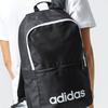 adidas Neo Lin Classic Backpack Day Logo Print Polyester Unisex Backpack Black DT8633