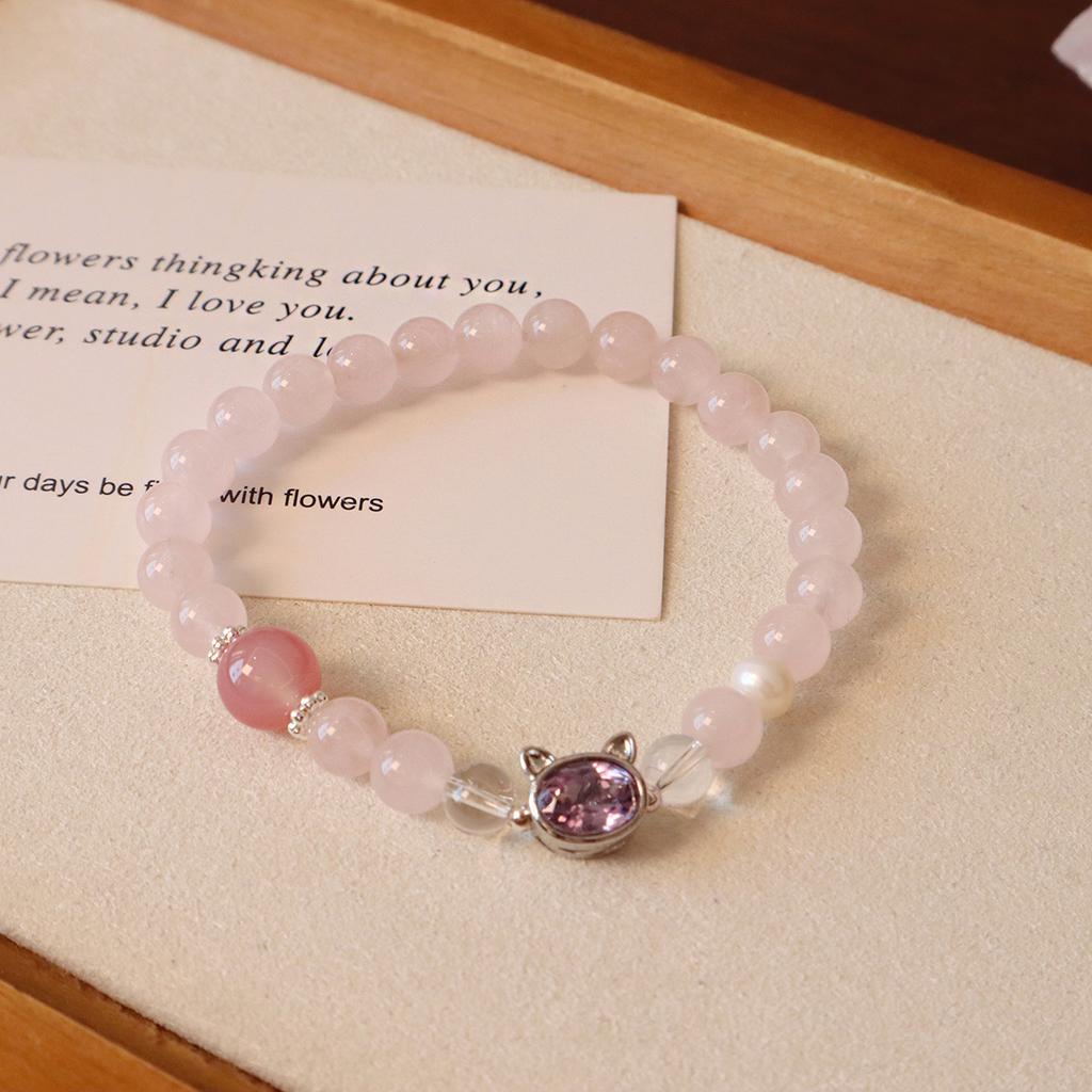 New Chinese Bracelet, Natural Crystal Bracelet, Fashion Sweet And Fresh Design Crystal Bracelet.