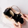 Evening Handbag Luxury Designer for Women Fashion Pleated Clutch Bag High Quality Pink Purse Crossbody Shoulder Phone Wallet