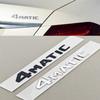 3D ABS Chrome Car Letters 4MATIC 4 MATIC Rear Trunk Badge Emblem For Mercedes Benz C E G S GLC GLS Class AMG Sticker Accessories QJ1