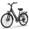 URLIFE E26 City Commuting E-bike For Unisex 36V13Ah Battery 350W Motor Outdoor Electric Bicycle 26 Inch Road Tire Electric Bike With TowSeat