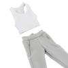 2 Pieces 1/12 Doll Outfit with Vest And Pants for 6 Inch Female Figures