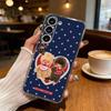 Cute M-Monchhichi Japanese Phone Case For Samsung Galaxy S24 S25 S23 S22 S21 Plus S24 S25 Transparent Cover Case